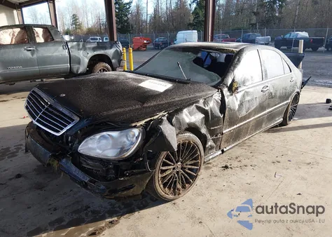 2003 Mercedes-Benz S 55 Amg из США, поврежденный, VIN WDBNG74JX3A358037